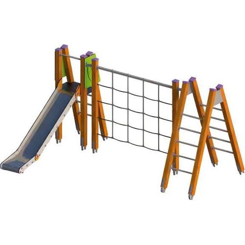 Erlebnisspielplatz Waldspielplatz Klettergerüst Spielbereich Bewegungsfläche