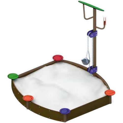 Sandkasten Spielbereich Spielgehege Sandzone Buddelbereich Sandspielzone