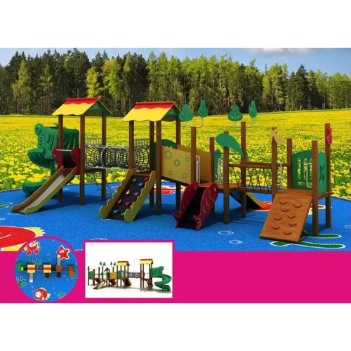 Labyrinth Spielturm mit Rutschbahnen Kletterausrüstung Outdoor Spielplätze