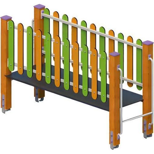 Spielplatz Schwebebalken Balancierbrücke Hängebrücke Kletterbrücke Wackelbalken