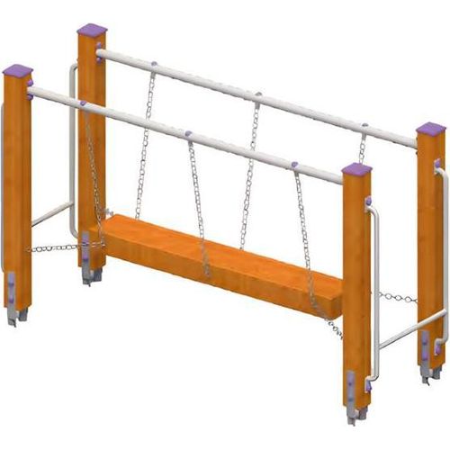 Spielplatz Balancierbrücke Schwebebalken Hängebrücke Kletterbrücke Wackelbalken