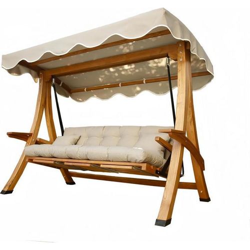 Braun Gartenschaukel Outdoor Robuste Edle Schaukel Designer Möbel Neu