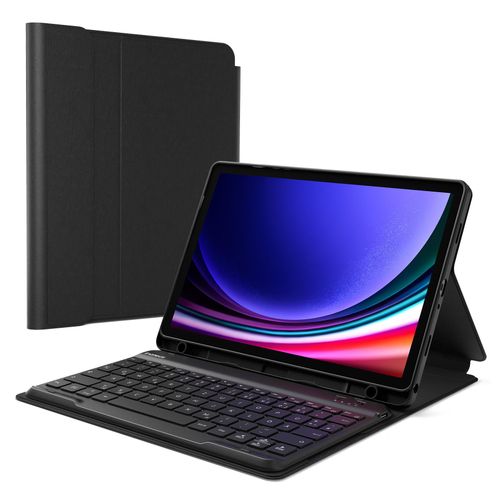 Inateck Hülle mit Tastatur für Samsung Galaxy Tab 9+/A9 Plus