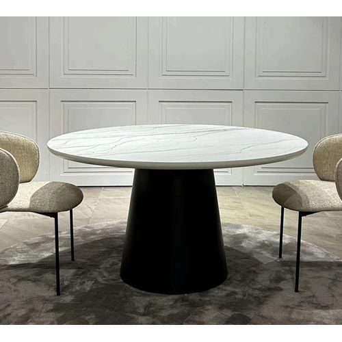 Runde Küche Esstisch Weiß Marmor Säulen Tische Esszimmer Tisch Modern Mobel