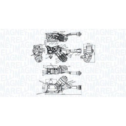 MAGNETI MARELLI Ölkühler, Motoröl 350300006500