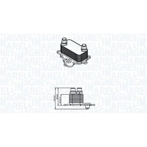 MAGNETI MARELLI Ölkühler, Motoröl 350300004700