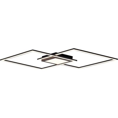 LED Deckenleuchte, schwarz, Serienschalter, L 106 cm