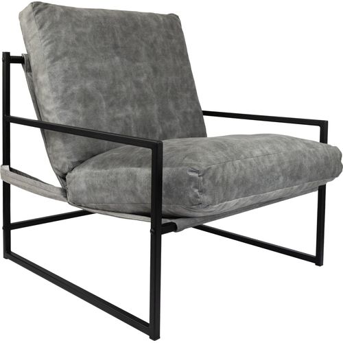 Sessel Designer Metallrahmen Extragroß Outdoor/Indoor Loungesessel Wohnzimmer Möbel Relax Sonnenliege Terrassen Abnehmbare Asche 80 x 78 x 70 cm