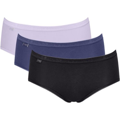 sloggi Midislip »Basic+«, (3er Pack), Baumwollmix, klassischer Stil, mittelhoher Bund, Softnähte Image