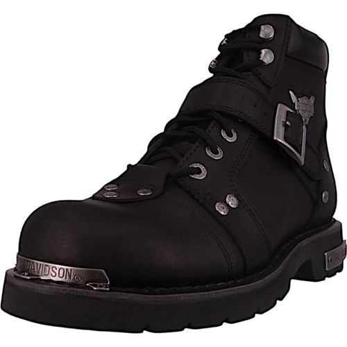 Harley-Davidson Bikerboot Herren Brake Buckle schwarz Biker, Rockwear Leder EU46