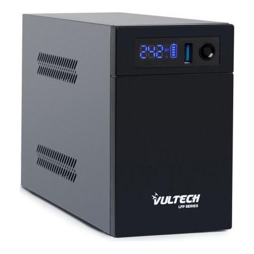 Vultech UPS1000VA-LFP Unterbrechungsfreie Stromversorgung (USV) Line-Interaktiv 1 kVA 530 W 2 AC-Ausgänge