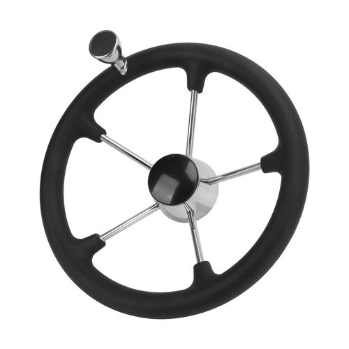 Boot-Lenkrad,Marine-Lenkrad,5-Speichen-Lenkrad,Edelstahl Boot-Lenkrad,Yacht-Lenkrad,Marine Hardware