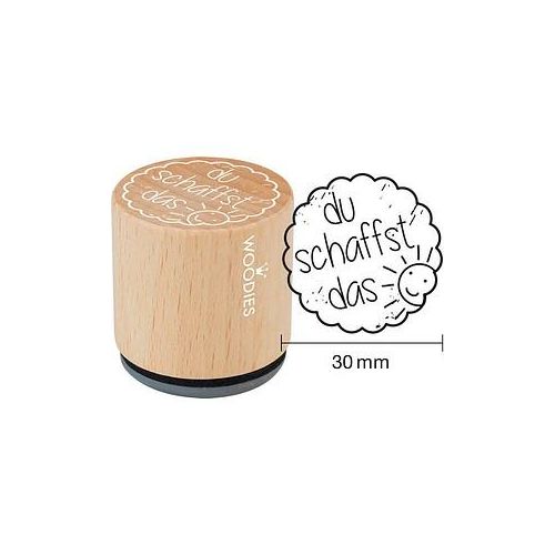 12 COLOP Woodies Motivstempel-Set Motivation 3,0 x 3,0 cm