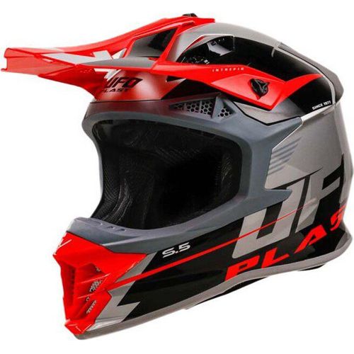 UFO PLAST Crosshelm Intrepid 2 Helmscha grau Gr. 57 / 58 = M