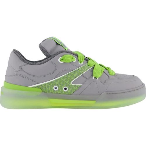 Dolce&Gabbana Low-Top Sneaker - Heren New Roma Sneaker Grijs/Groen - Gr. 44 (EU) - in Grau - für Damen Image