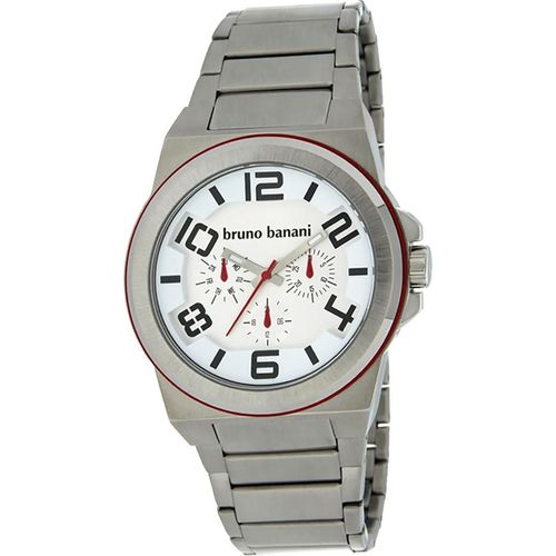 Bruno Banani Metall Herren Uhr BR 21123 Armbanduhr grau Fashion Analog D2UBR21123