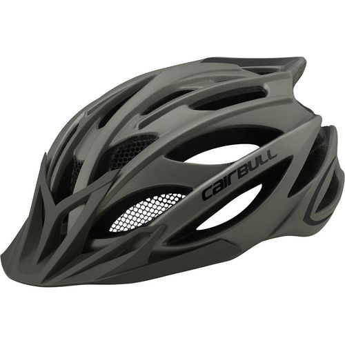 Cairbull CROSSOVER Fahrradhelm MTB Fahrrad Integriertes Hinterlicht Casco Ciclismo Road Mountain Helme Sicherheitskappe Orange_L (59-62CM)