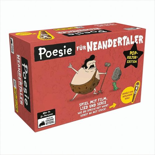 Poesie für Neandertaler: Popkultur Edition - Das lustige Partyspiel