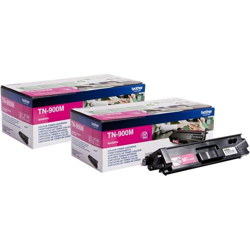 Brother Toner TN-900MTWIN Magenta Doppelpack (12000 Seiten)
