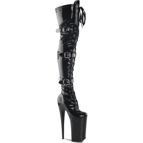 BEYOND-3028 Damen Boots von Pleaser, Schwarz Glanz , EU 37, US 7