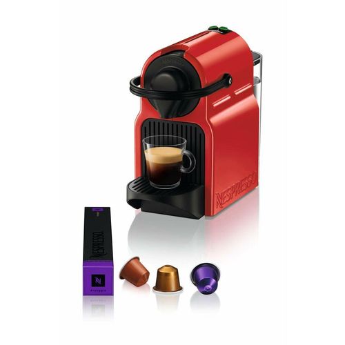 Nespresso Kaffeemaschine Krups Inissia, Rot, ohne Kapseln, YY5506FD