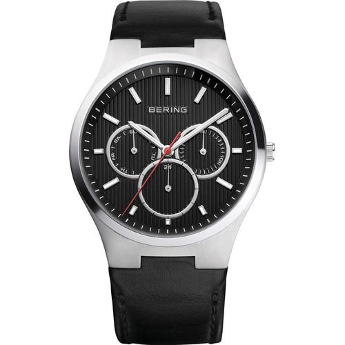 BERING Classic Herren Multifunktionsuhr schwarz/silber 13841-404