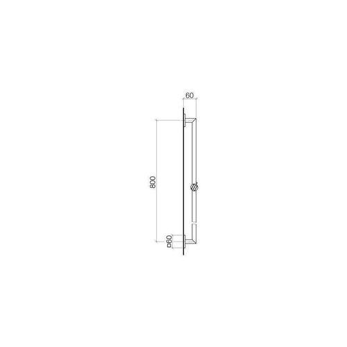Dornbracht 26701980-08 Wandrohr mit Schieber Symetrics