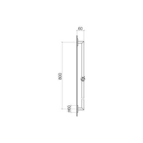 Dornbracht 26701980-00 Wandrohr mit Schieber Symetrics