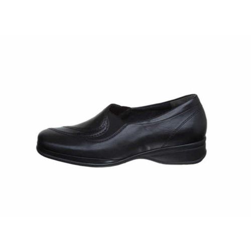 Semler Damen Slipper Sportlich Bequem schwarz