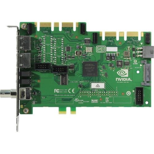 PNY NVIDIA®PNY NVidia Quadro Sync II Board - Synchronisierung von bis zu 4 Pascal-GPUs pro Karte, PCIe, 2x RJ-45 Frame Lock, BNC Ge