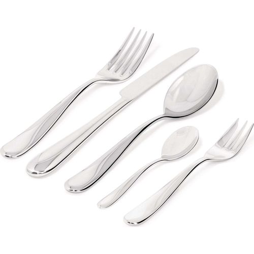Alessi Nuovo Milano - Besteckgarnitur 30 tlg. (Hohlheft-Messer), Edelstahl