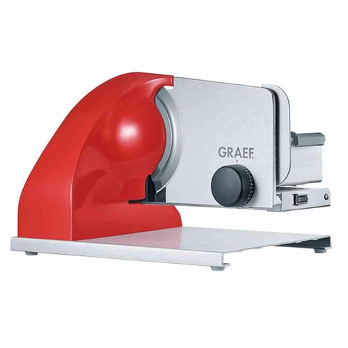 Graef Allesschneider Vollstahlmesser glatt rot SKS903