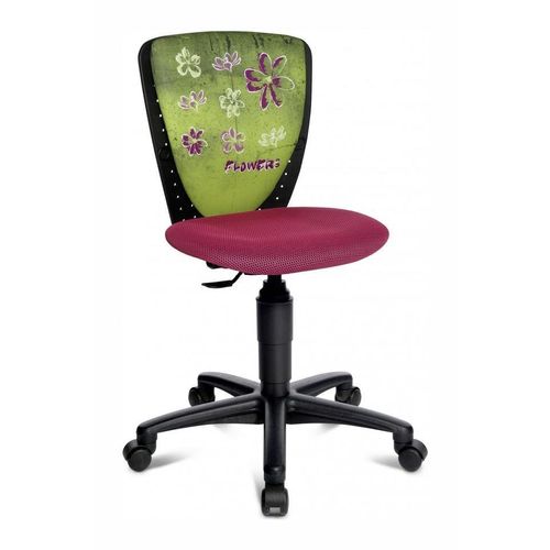 Kinderstuhl High S`Cool Schwarz-Rosa / Flowers von Top Star