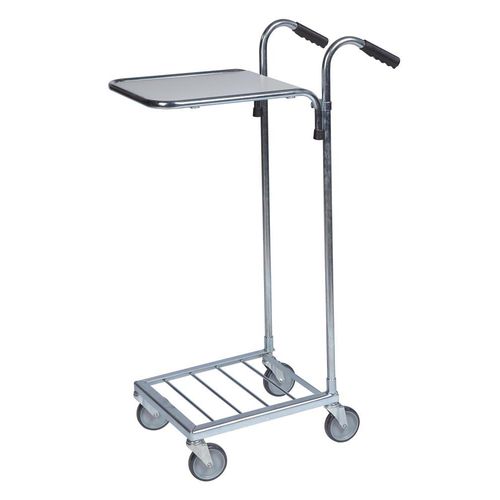 Kongamek Mini- Servierwagen verzinkt mit Ladefläche 410x355mm ohne Bremse