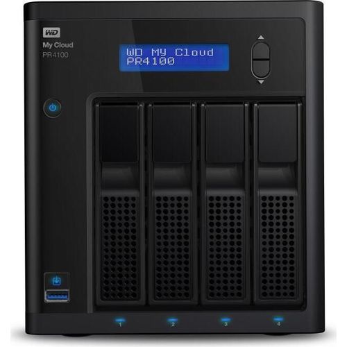 Western Digital My Cloud PR4100 NAS Desktop Ethernet/LAN Schwarz N3710