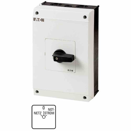 Eaton T5B-4-8902/I4 Elektroschalter Kippschalter 4P Schwarz