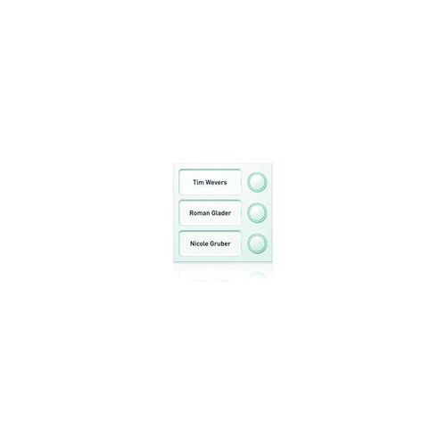 RITTO Portier Tastenmodul ws 3 Tasten,95x95x33mm 1875370