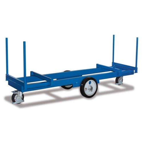 Langmaterial-Wagen 2000kg2500x720 mm Gummiräder