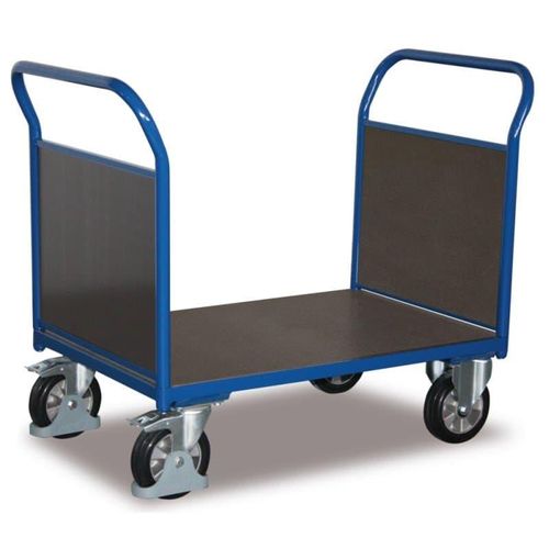 Transportwagen, Doppelstirnwandwagen - Tragkraft 1.000 kg - Ladefläche 800 x 1.195 mm (BxT) - Sperrholz