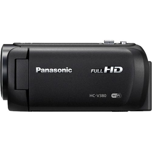 Panasonic HC-V380 - Camcorder - 1080p / 50 BpS - 2.51 MPix - 50x optischer Zoom - Flash-Karte