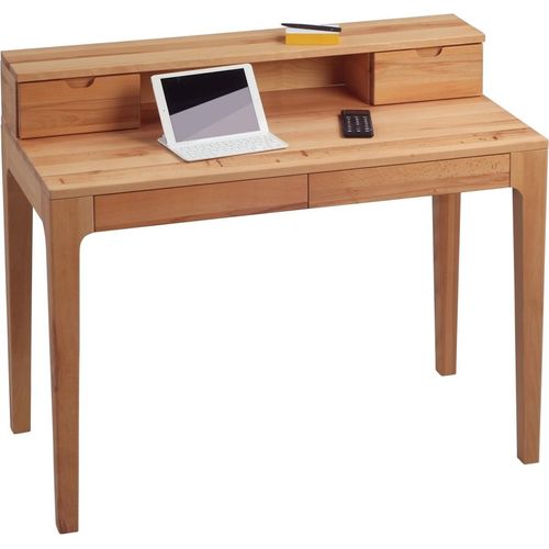Schreibtisch Bürotisch Sekretär - Otto - 110x55 mm - Kernbuche massiv