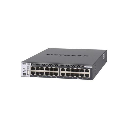NETGEAR M4300-24X Managed L3 10G Ethernet (100/1000/10000) 1U Schwarz
