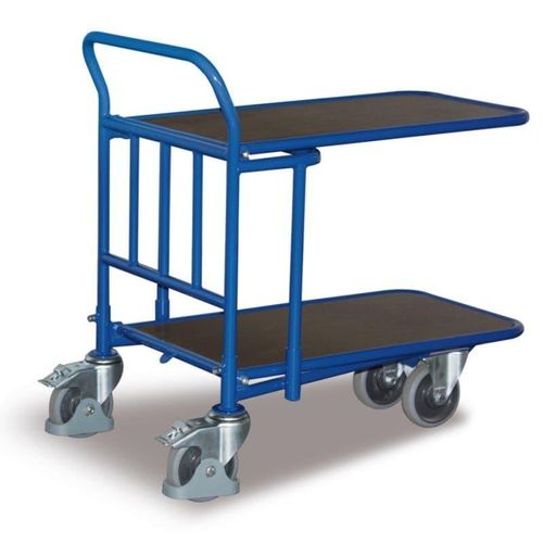Variofit C+C Wagen mit 2 Ladeflächen aus Siebdruckplatte, Ladefläche:880x500 mm