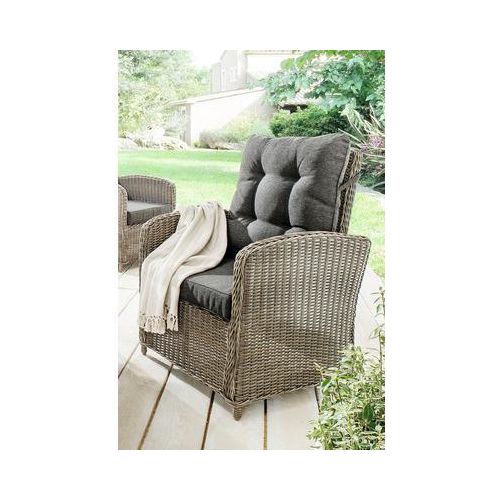 Gartensessel Destiny MERANO 67x74x99 cm, Rückenlehne verstellbar, vintage grau