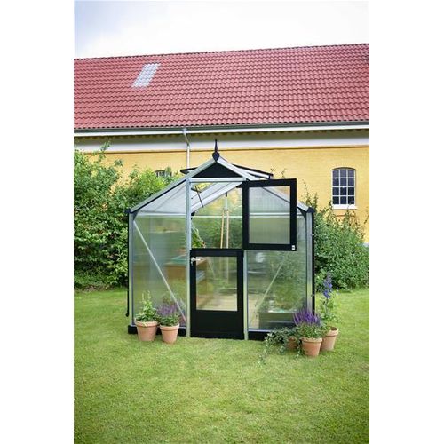 Gewächshaus Juliana Compact 5,0m² Alu silber 10mm Doppelstegplatten