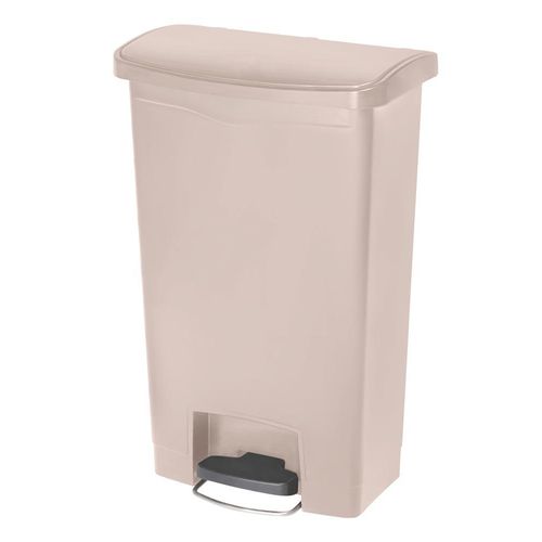 Rubbermaid Tret Abfalleimer Slim Jim 50 Liter beige