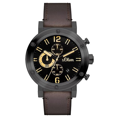 s.Oliver-Armbanduhr SO-3096-LC - Buchstabe: Staal