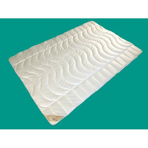 Bio Sommer Bettdecke 155x220 XXL Leinen Steppdecke extra leicht Bettdecke natur