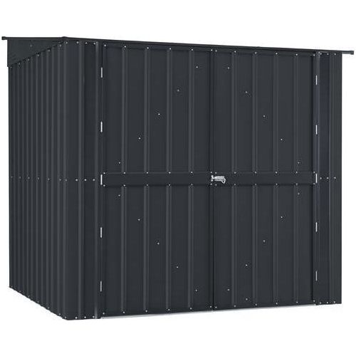 Globel Industries Fahrradbox 6x6 inkl. 4 Fahrradh. anthr. 200x211cm