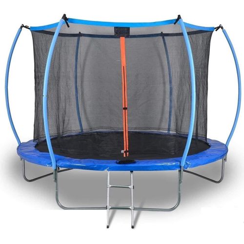 DUNLOP Trampolin X-Tramp - Gartentrampolin 305 cm, 4 Kinder oder 3 Erwachsene, Outdoor / Draussen Hüpf Spielgerät Springen Hüpfen Sport Trampoline
